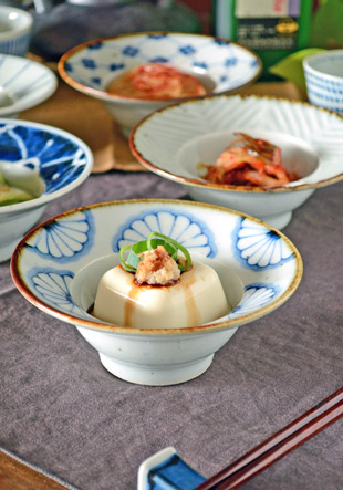 みやじま焼（対厳窯）蔓手付き小鉢　菓子皿　花器　希少 みやじま焼（対厳窯）蔓手付き小鉢 菓子皿 花器 希少