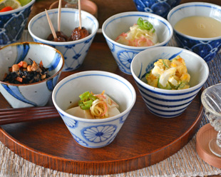 Amazon.co.jp: 有田焼 清秀窯 六角 小鉢 5客 セット 深鉢 和食器