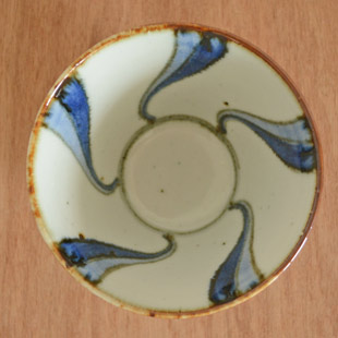 【新品・未使用】中田窯　六角浅鉢 赤絵三善 美濃焼手描六角鉢 18cm 日本製 美濃焼 プレート 赤絵