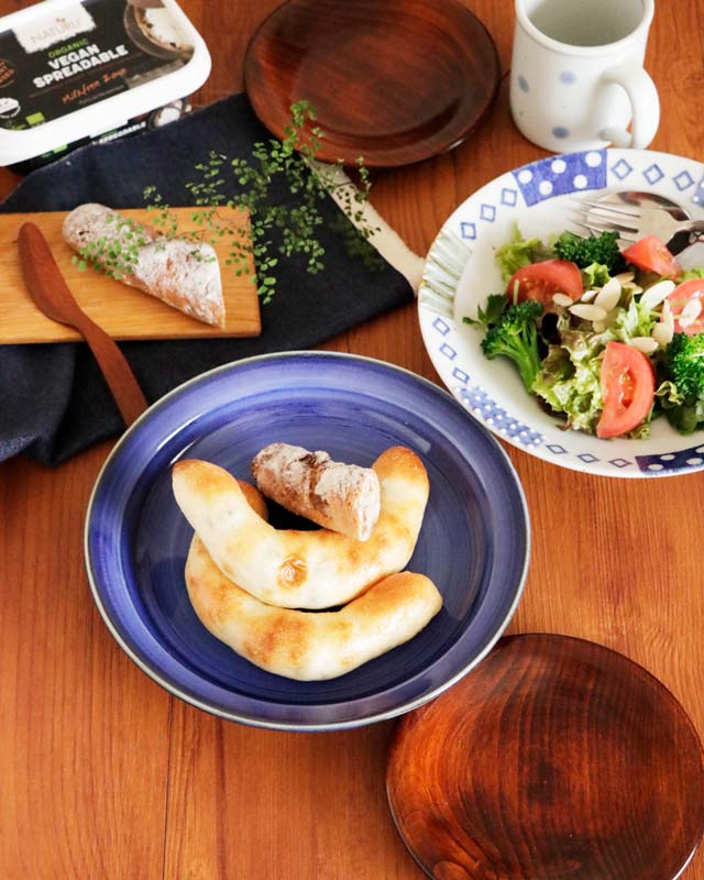 砥部焼の和食器 梅山窯の大皿 【砥部工房 からくさ】