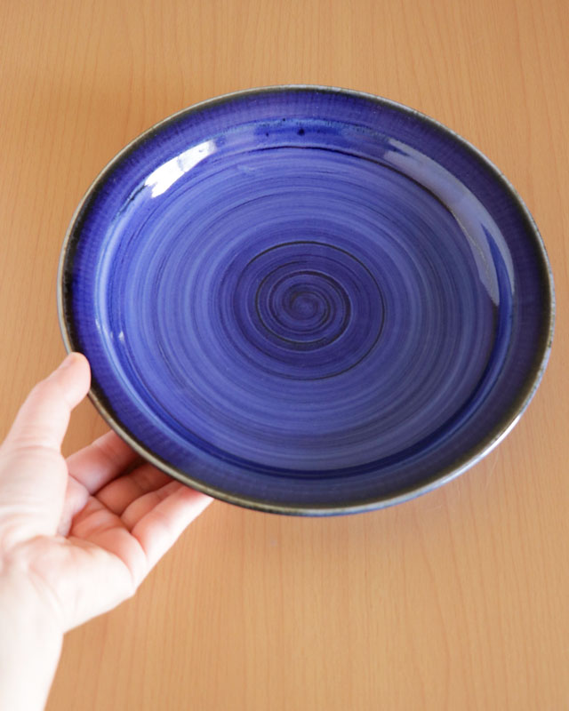 【オープニングセール】 砥部焼の和食器 梅山窯の大皿 【砥部工房 からくさ】 食器