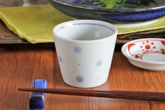 砥部焼の和食器 梅山窯のそばちょこ【砥部工房 からくさ】