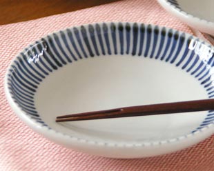 砥部焼 とくさ柄の取皿