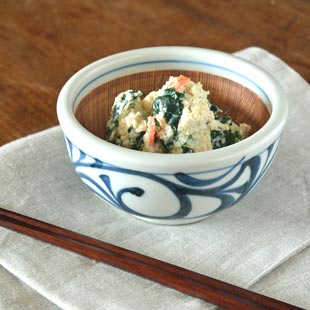 砥部焼の和食器 梅山窯のすり鉢 【砥部工房 からくさ】