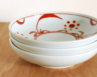 【高価値】 砥部焼の和食器 梅山窯の中皿 【砥部工房 からくさ】 食器
