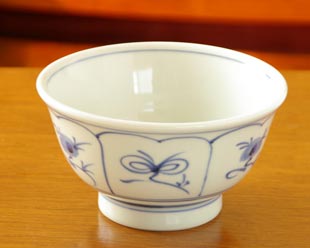 梅山窯 なずなの丼鉢(小)