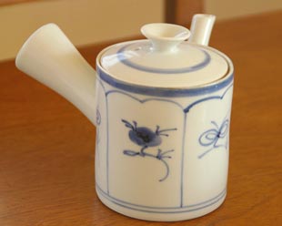 梅山窯 なずなの切立急須