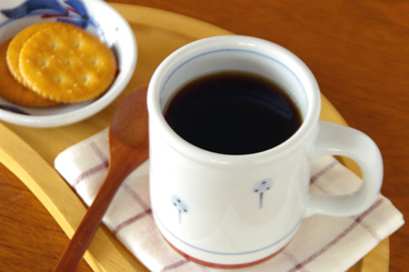 梅山窯　たんぽぽの切立マグカップ