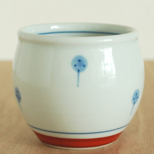 梅山窯　たんぽぽの丸ミルクカップ