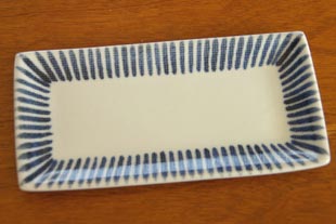 梅山窯　角皿 大皿 平皿 茶道具 菓子皿 砥部焼の和食器 梅山窯の角皿 【砥部工房 からくさ】