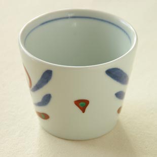 あか花のそばちょこ　横から