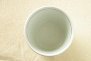 あか花のそばちょこ　上から