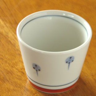 梅山窯　たんぽぽのそばちょこ