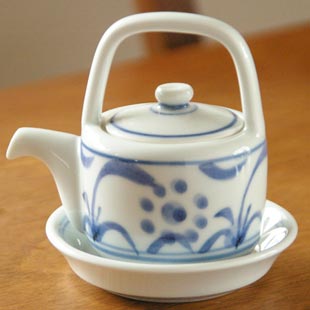 梅山窯　太陽の醤油さし