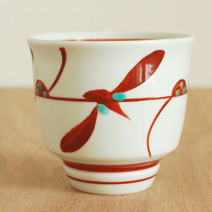 砥部焼の和食器 梅山窯の湯呑 【砥部工房 からくさ】