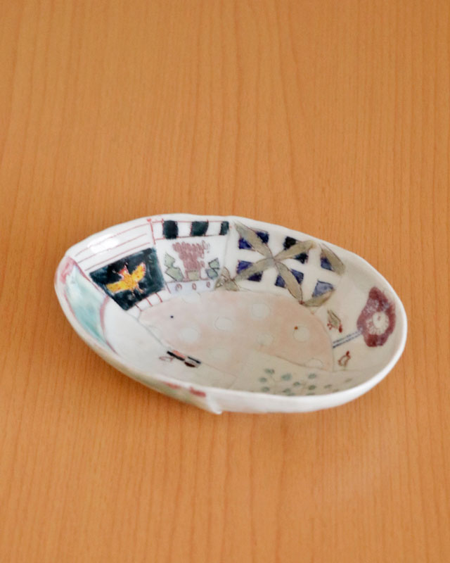 ⑨ 砥部焼　生石窯　西山千代子　貼り合わせ Amazon.co.jp: 砥部焼 生石窯 西山千代子 貼り合わせ t03 : おもちゃ