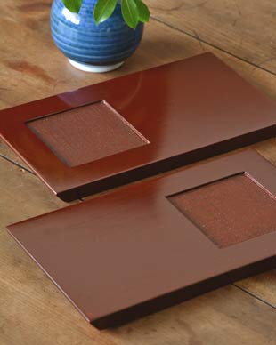 香川漆器　つむぎ後藤の銘々盆