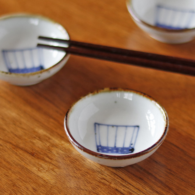 和食器・砥部焼 皐月窯の豆皿