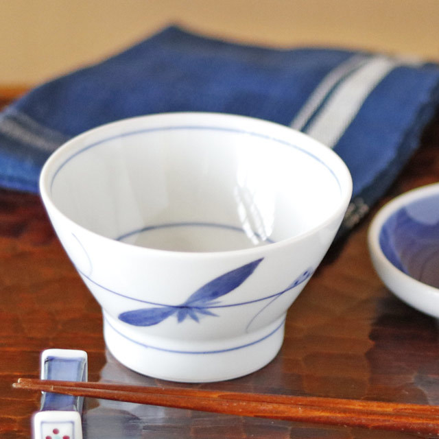 和食器・砥部焼 梅山窯の茶碗(大)