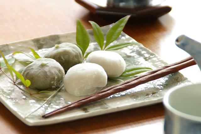 和食器・砥部焼 市松模様の角皿