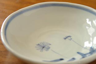 砥部焼　森陶房　菓子器　食器　お皿　5枚セット 砥部焼の和食器 森陶房の銘々皿 【砥部工房 からくさ】