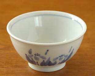 森陶房　あやめの茶碗