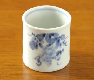 森陶房　ぶどうの筒湯のみ(小)