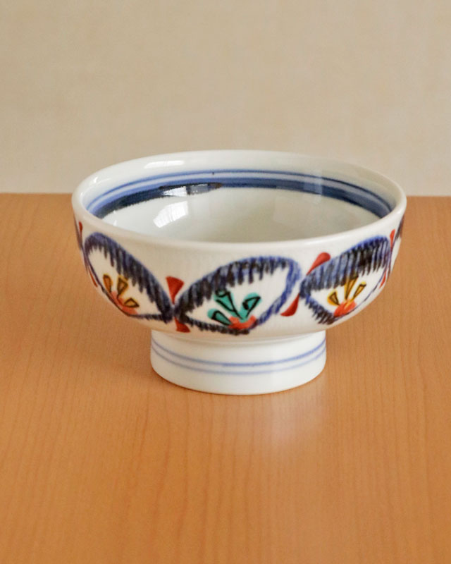 砥部焼　西岡工房　中鉢 砥部焼・西岡工房・中鉢（馬絵）【和食器通販e-tobeyaki.com】
