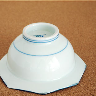 砥部焼　西岡工房　中鉢 砥部焼・西岡工房・中鉢（馬絵）【和食器通販e-tobeyaki.com】