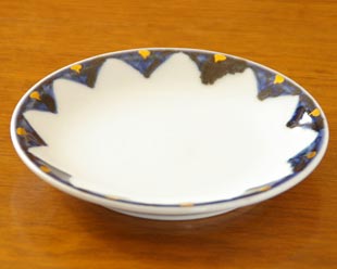 西岡工房　ゴスペン金彩の取皿