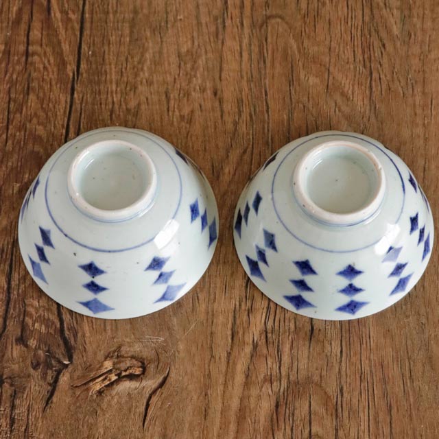 砥部焼の和食器 中田窯の茶碗 【砥部工房 からくさ】