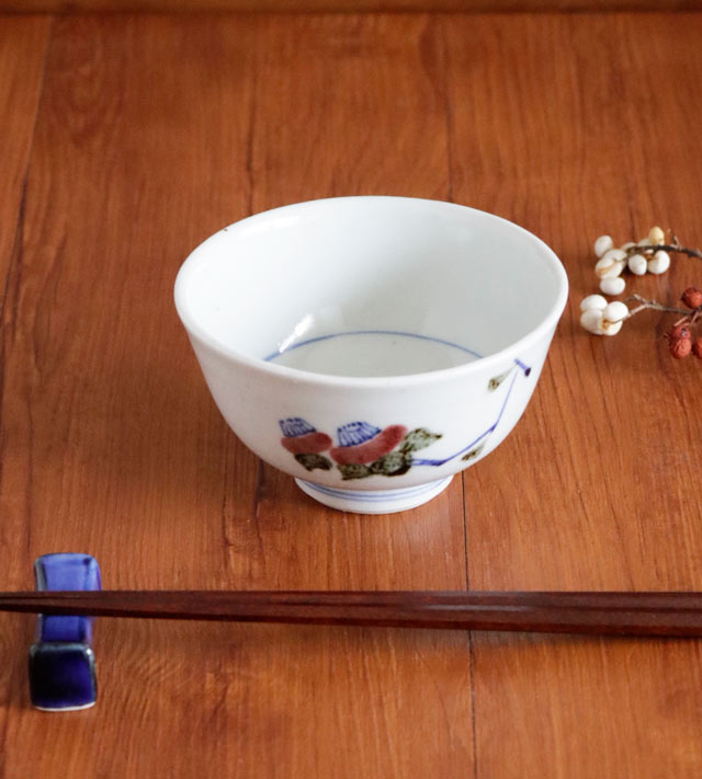 椿の反茶碗 全体