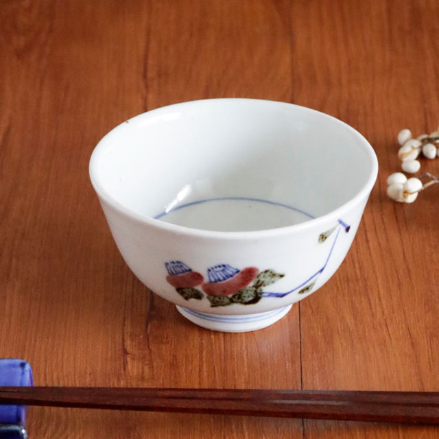 椿の反茶碗 スタイリング