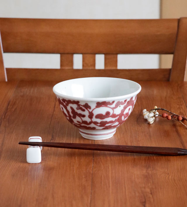 別の角度からの赤唐草紋