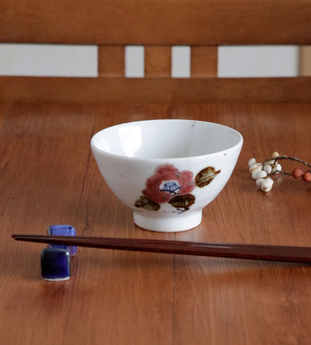 別の角度からの椿文様
