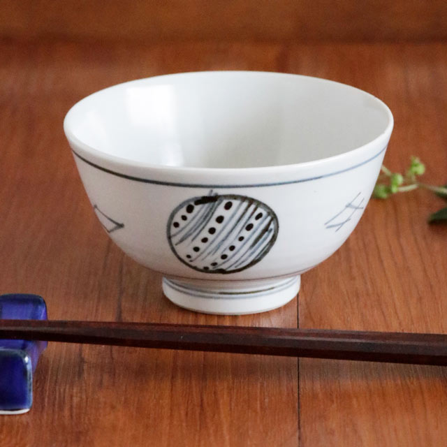 和紋の茶碗 正面