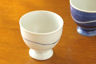 砥部焼・向井窯　白いフリーカップ
