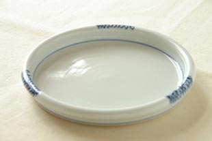 向井窯のプレート皿（６寸)