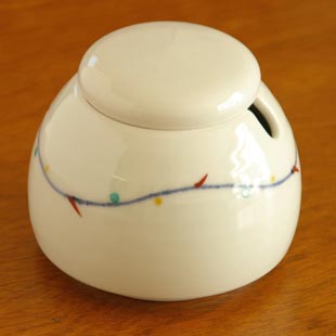 向井窯　遊文シュガーポット