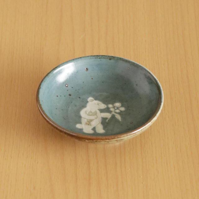 砥部焼の和食器 皐月窯の小皿 【砥部工房 からくさ】