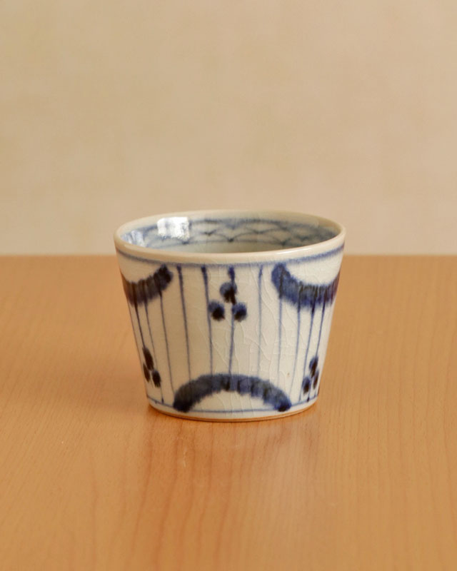 砥部焼の和食器 皐月窯の蕎麦猪口 【砥部工房 からくさ】