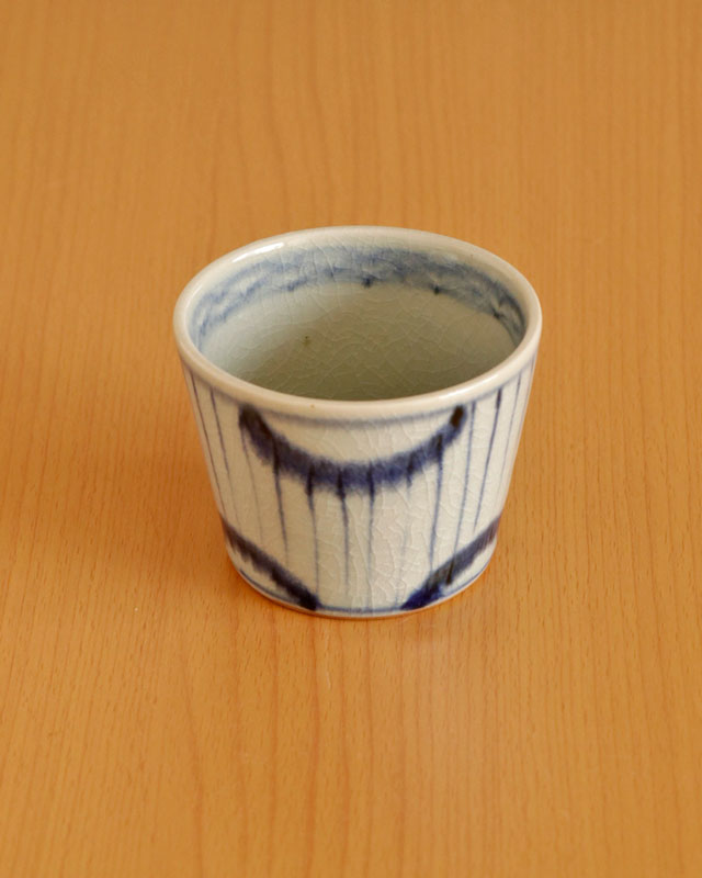 砥部焼の和食器 皐月窯の蕎麦猪口 【砥部工房 からくさ】