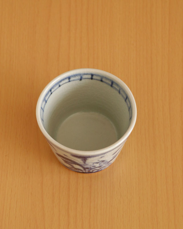 愛媛県 砥部焼 染付 鳥柳紋 猪口 地方窯 古伊万里 愛媛県 砥部焼 染付 鳥柳紋 猪口 地方窯 古伊万里 - メルカリ