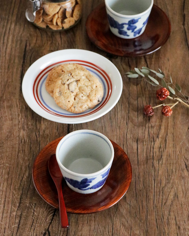 愛媛県 砥部焼 染付 鳥柳紋 猪口 地方窯 古伊万里 愛媛県 砥部焼 染付 鳥柳紋 猪口 地方窯 古伊万里