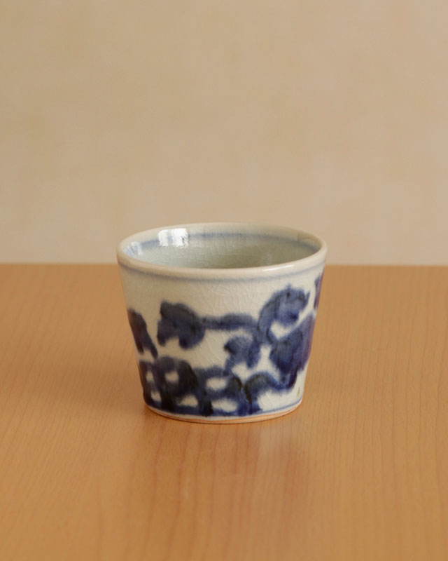 砥部焼の和食器 皐月窯の蕎麦猪口 【砥部工房 からくさ】