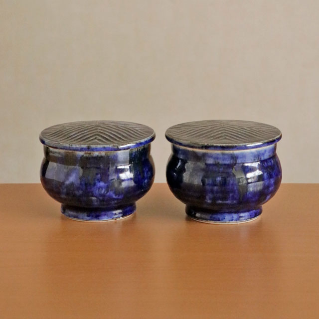 和食器　松谷窯　内染付　陶漆　蓋物　蓋碗　５客　共箱　M　R8058C 和食器 松谷窯 内染付 陶漆 蓋物 蓋碗 5客 共箱 M R8058C Yahoo