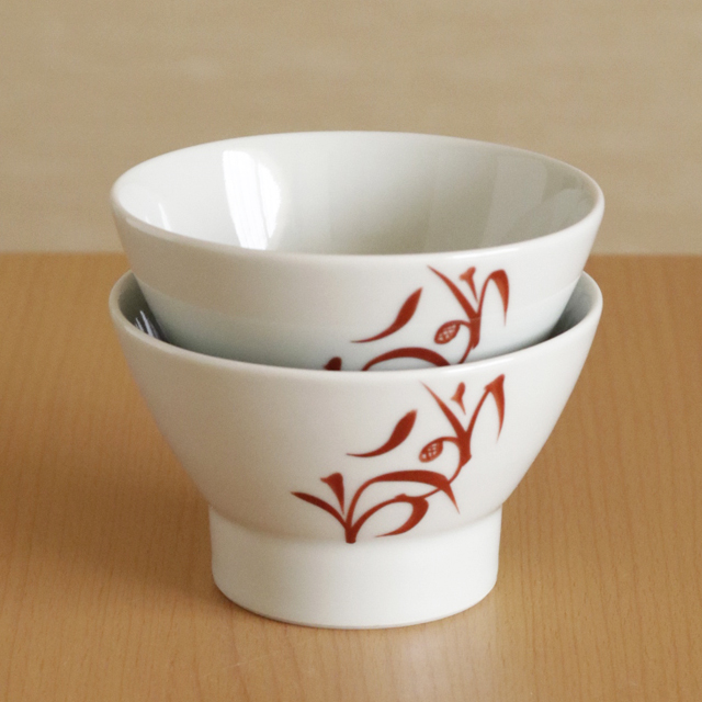 砥部焼の和食器 千山窯の茶碗 【砥部工房 からくさ】