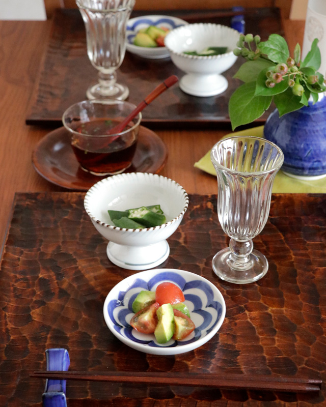 砥部焼 小皿 鉢 18皿 砥部焼の和食器 東吉窯の小鉢 【砥部工房 からくさ】
