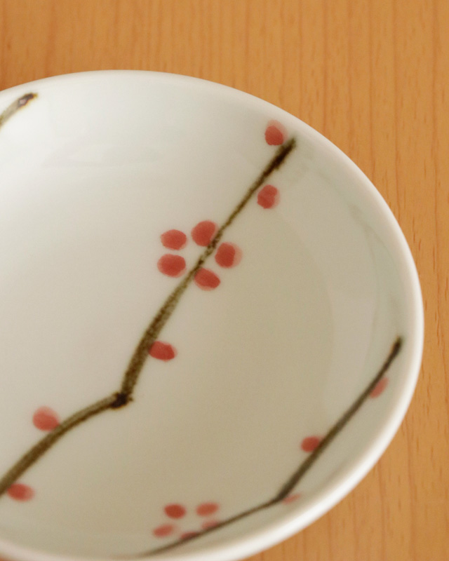 砥部焼の和食器 千山窯の小皿 【砥部工房 からくさ】