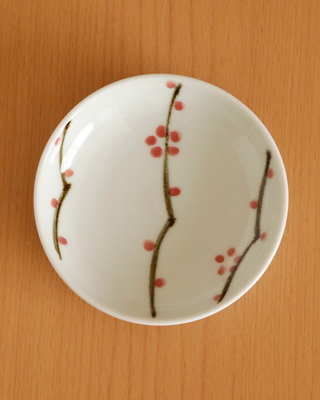 砥部焼の和食器 千山窯の小皿 【砥部工房 からくさ】